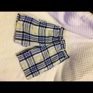 Nautica plaid boys shorts